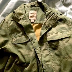 Green Timberland jacket
